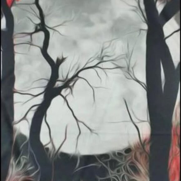 Mens XL (42) Full Moon T shirt - Picture 4 of 9